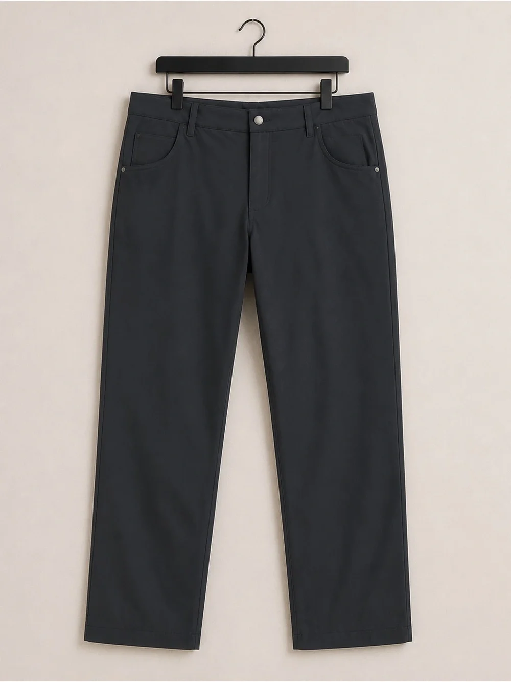 Lululemon Men's Dark Gray Straight-Leg Jeans